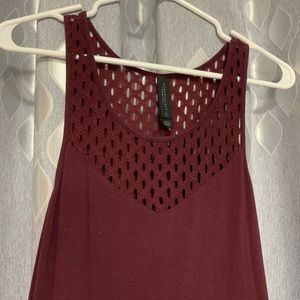 Aeropostale casual dress size M burgundy color